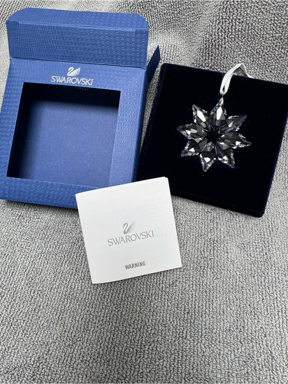 2013 Retired Swarovski Crystal Star Ornament NIB - Picture 2 of 2